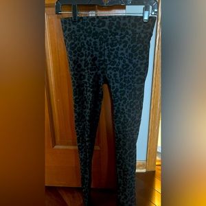 Black/Gray Leopard Leggings